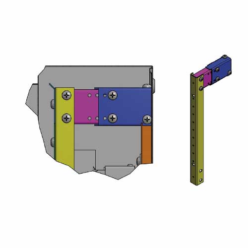 JUEGO SOP. DE CONTRAF. P/ GAB. PROF. 300MM SCB300